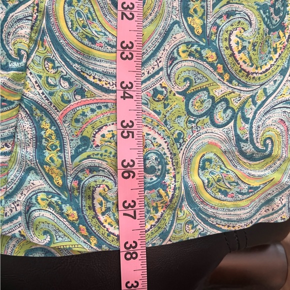 August Moon 100% silk paisley pajama bottom, Size S. NWOT - Picture 6 of 9